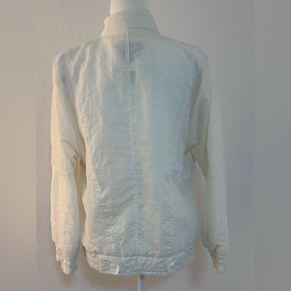 Vintage Crosswinds White Windbreaker Jacket Size Small Y2K - Picture 2 of 6